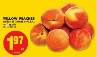 No Frills Yellow Peaches offer