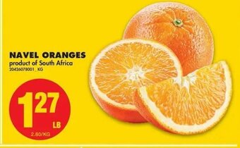 No Frills Navel Oranges offer