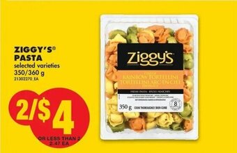 No Frills Ziggy's Pasta offer