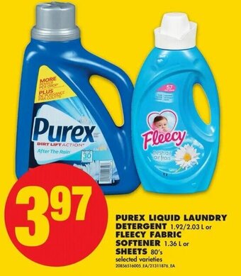 No Frills Purex Liquid Laundry Detergent offer