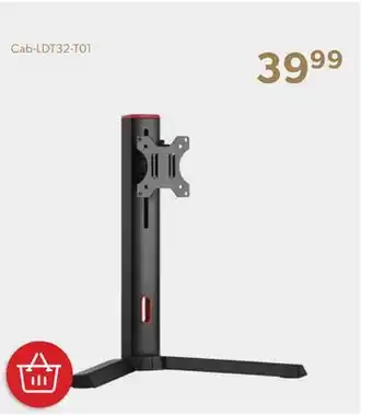 Shopper+ Single monitor stand freestanding 17-32 screen monitor mount - primecables offer