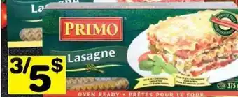 Supermarché PA Primo lasagna offer