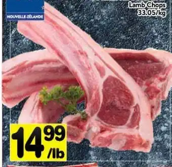 Supermarché PA Lamb chops offer