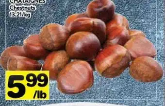 Supermarché PA Chestnuts offer