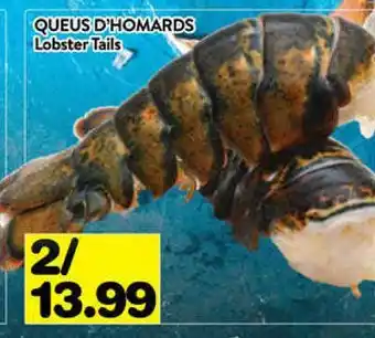Supermarché PA Lobster tails offer