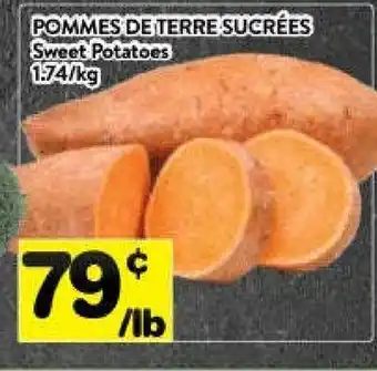Supermarché PA Sweet potatoes offer