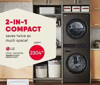 Meubles RD Washer 5.2 cu ft dryer 7.4 cu ft offer