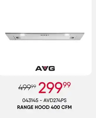 Meubles RD Range hood 400 cfm offer