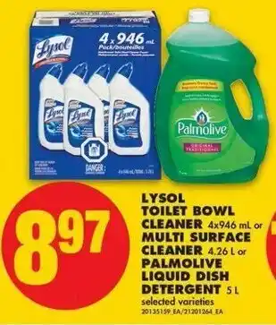 No Frills Lysol Toilet Bowl Cleaner offer