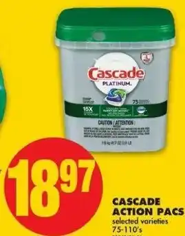 No Frills Cascade Action Packs offer