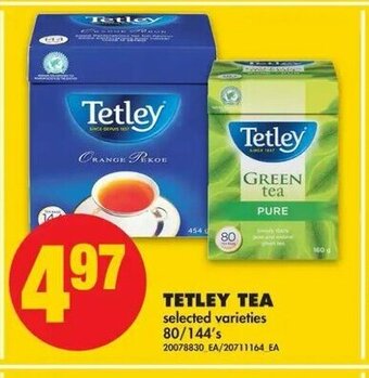 No Frills Tetley Tea offer