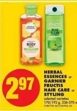 No Frills Herbal Essences or Garnier offer