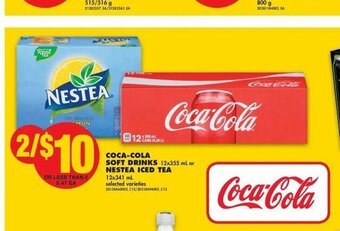 No Frills Coca-Cola Soft Drinks or Nestea Iced Tea offer