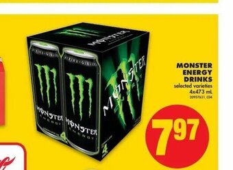 No Frills Monster Energy Drinks offer