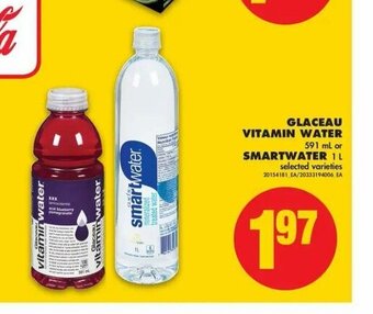 No Frills Glaceau Vitamin Water or Smartwater offer