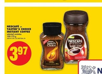 No Frills Nescafé or Taster's Choice Instant Coffee offer