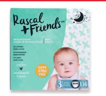 Walmart Rascal + friends jumbo box diapers offer