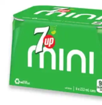 Walmart 7up mini cans offer