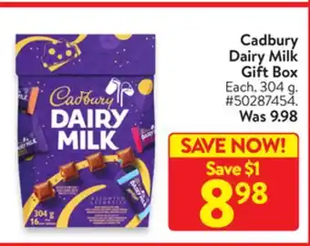 Walmart Cadbury dairy milk gift box offer
