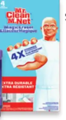 Walmart Mr. clean magic eraser 4-pack offer