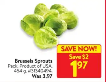 Walmart Brussels sprouts offer