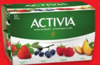 Walmart Activia 12 x 100 g or oikos 750 g yogurt offer
