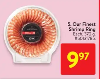 Walmart Our finest shrimp ring offer