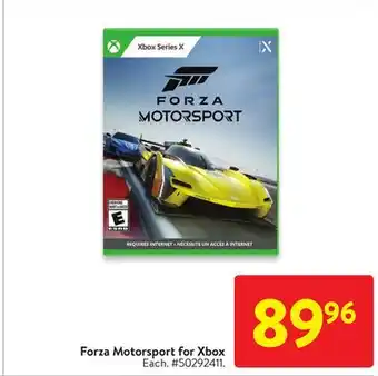 Walmart Forza motorsport for xbox offer