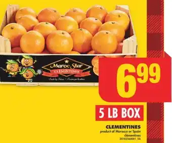 No Frills Clementines, 5 lb box offer