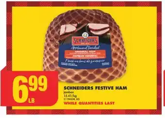 No Frills Schneiders festive ham offer