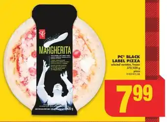 No Frills Pc black label pizza, 370/420 g offer