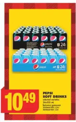No Frills Pepsi soft drinks, 24x355 ml offer