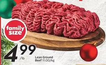 Sobeys Lean ground beef offer