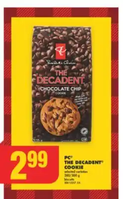 No Frills Pc the decadent cookie offer