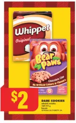 No Frills Dare cookies, 168-315 g offer