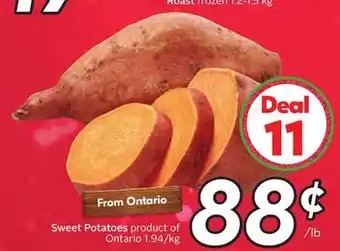 Sobeys Sweet potatoes offer