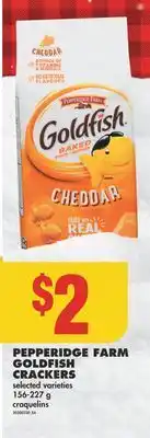No Frills Pepperidge farm goldfish crackers, 156-227 g offer