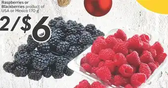 Sobeys Raspberries or blackberries offer