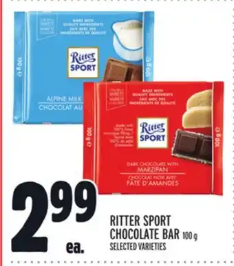 Metro Ritter sport chocolate bar offer