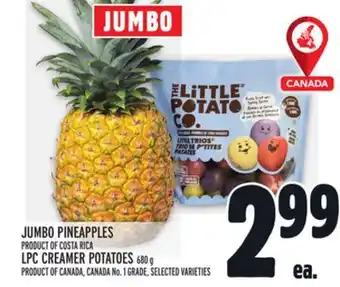 Metro Jumbo pineapples offer