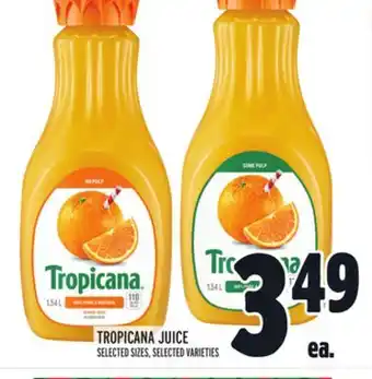Metro Tropicana juice offer