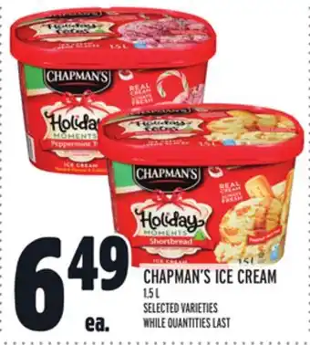Metro Chapman's ice cream offer