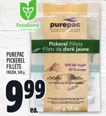 Metro Purepac pickerel fillets offer
