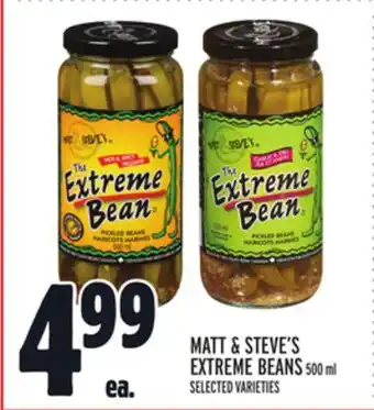 Metro Matt & steve's extreme beans offer