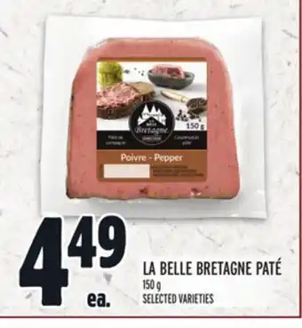 Metro La belle bretagne paté offer