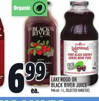 Metro Lakewood or black river juice offer