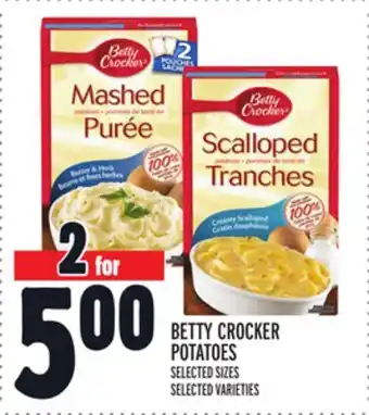Metro Betty crocker potatoes offer