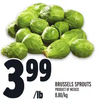 Metro Brussels sprouts offer