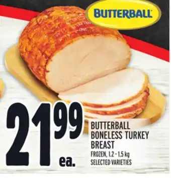 Metro Butterball boneless turkey breast offer