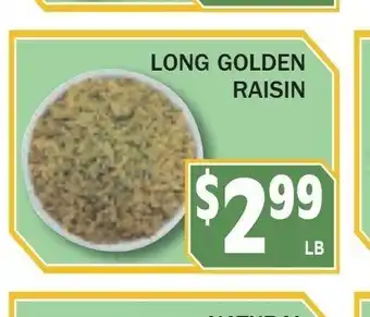 Noble Fresh Foods Long Golden Raisin offer
